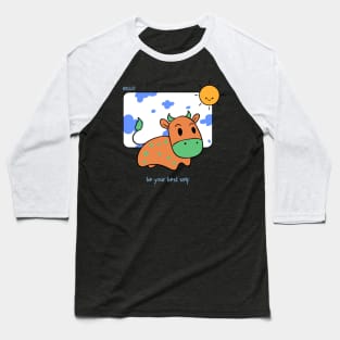 Cute Animal Cartoon Drawing Baseball T-Shirt